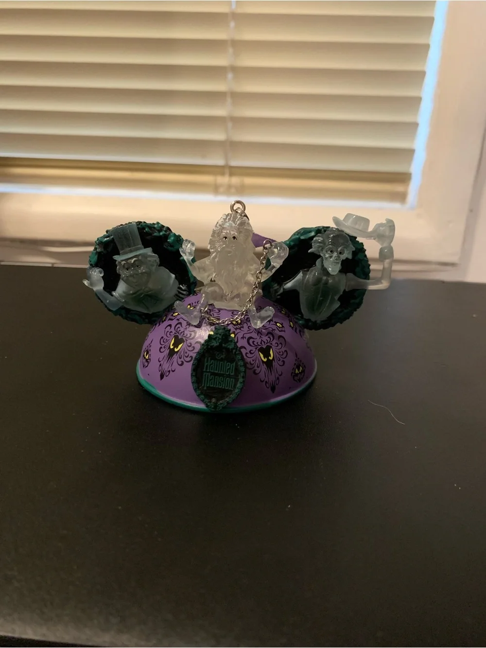 Haunted Mansion Mickey Ears Hat with Ghost Spinners